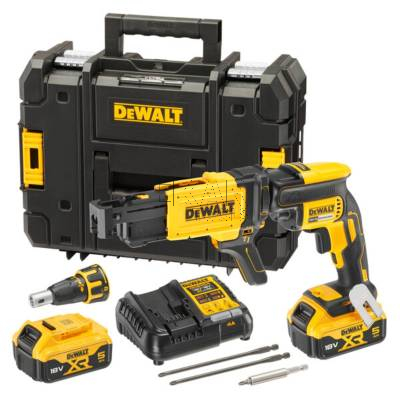 Wkrętarka do płyt k-g DeWalt DCF620P2K 18V XR + 2x5Ah + walizka + osprzęt - zdjęcie nr 2