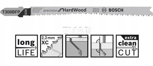 Brzeszczoty Bosch T308BFP do wyrzynarki