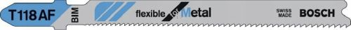 Brzeszczot T 118 AF Flexible for Metal BOSCH