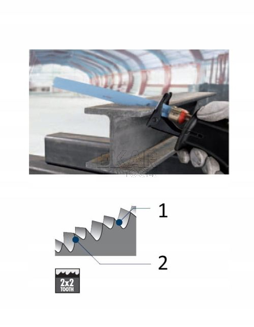 Brzeszczot do piły szablastej BOSCH Endurance for Heavy Metal S936 CHF 2608657525 - zdjęcie nr 3