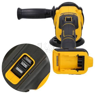 Polerka rotacyjno-mimośrodowa DeWalt DCM848N 18V 125mm - zdjęcie nr 3