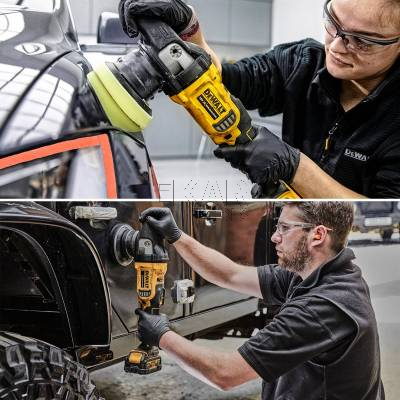 Polerka rotacyjno-mimośrodowa DeWalt DCM848N 18V 125mm - zdjęcie nr 4