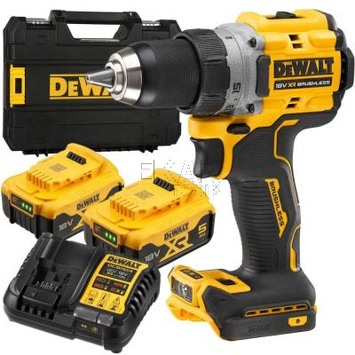 Wkrętarka akumulatorowa DeWalt DCD800P2T 18V + 2x5Ah + walizka TSTAK