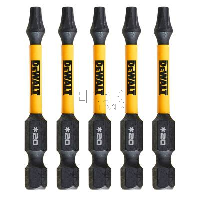 Zestaw 5 bitów udarowych T20 57mm EXTREME DeWalt DT7395T - zdjęcie nr 3