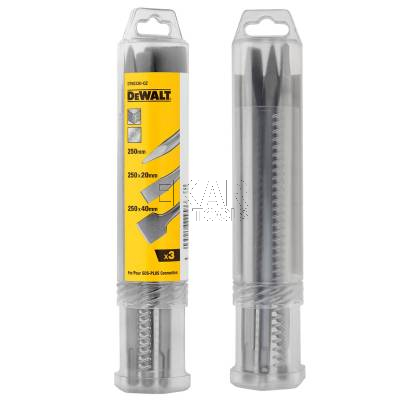 Zestaw 3 dłut SDS-PLUS DeWalt DT60330 - zdjęcie nr 4