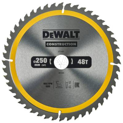 Tarcza pilarska do drewna 250x30x3mm 48z DeWalt DT1957 - zdjęcie nr 2