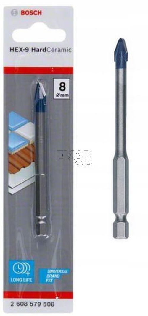 Wiertło Bosch HEX-9 HardCeramic 5x90 mm 1szt 2608579505 - zdjęcie nr 4