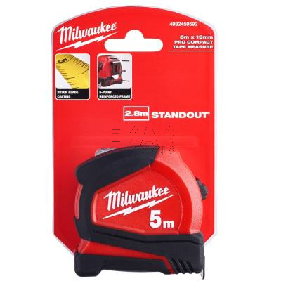Miara zwijana taśma pomiarowa 5M Milwaukee Pro Compact 4932459592 - zdjęcie nr 3