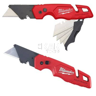 Nóż składany ze schowkiem na nożyki Milwaukee FASTBACK 4932471358 - zdjęcie nr 2