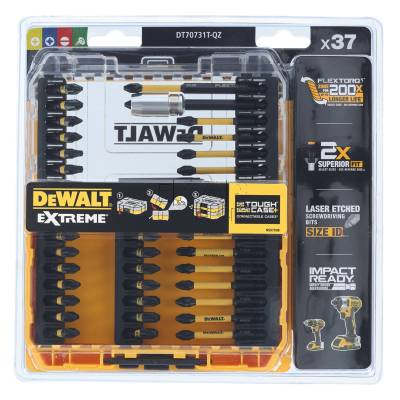 Zestaw 37 bitów udarowych 25/57/89mm DeWalt FLEXTORQ DT70731T - zdjęcie nr 4