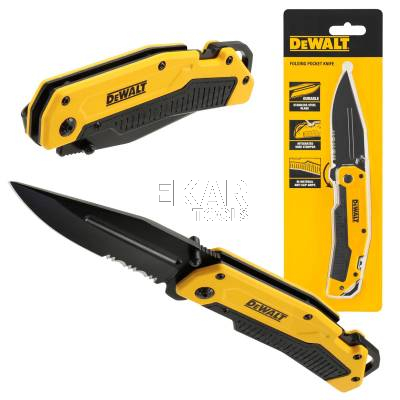 Nóż składany kieszonkowy 82mm DeWalt DWHT0-10313