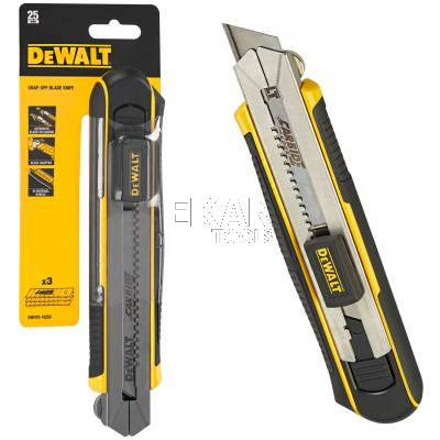 Nóż z wysuwanym ostrzem 25mm DeWalt DWHT0-10250