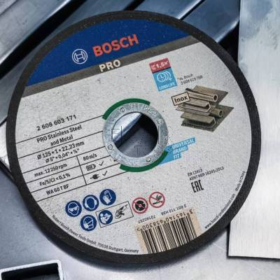 Tarcza korundowa do cięcia stali i metalu 125x1mm 1szt. BOSCH 2608603171 - zdjęcie nr 3