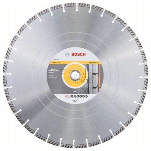 TARCZA DIAMENTOWA 450/25,4mm UNI BETON CEGŁA BOSCH 2608615074