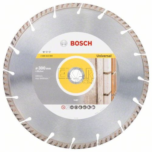 TARCZA DIAMENTOWA 300/25,4/20mm BETON CEGŁA BOSCH 2608615069 - zdjęcie nr 2