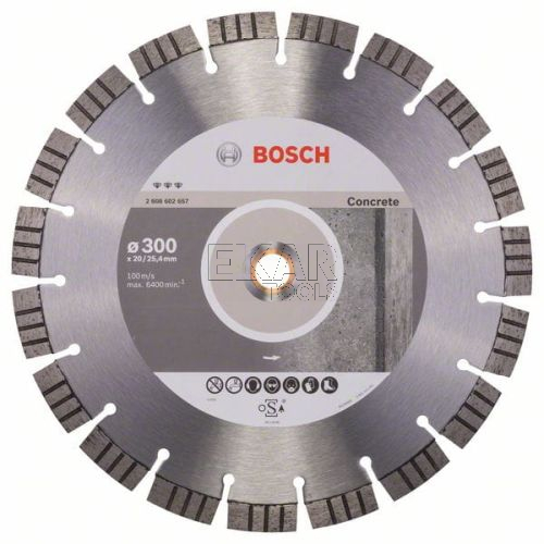 TARCZA DIAMENTOWA 300/25,4/20mm BETON BOSCH 2608602657 - zdjęcie nr 2