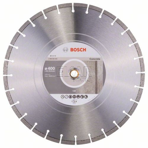 TARCZA DIAMENTOWA 400/25,4/20mm BETON BOSCH 2608602545 - zdjęcie nr 2
