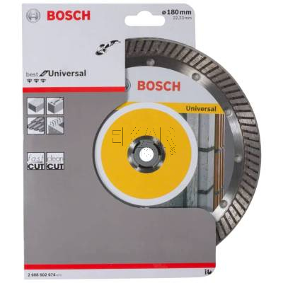 Tarcza diamentowa uniwersalna 180mm Standard for Universal Turbo BOSCH 2608602674 - zdjęcie nr 2