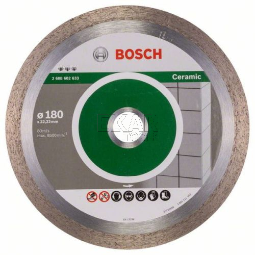 TARCZA DIAMENTOWA 180mm TWARDY GRES BOSCH 2608602633 - zdjęcie nr 2