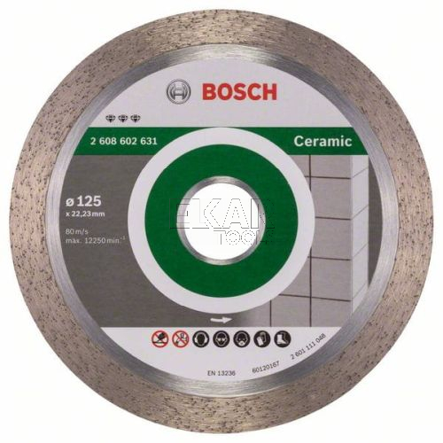 TARCZA DIAMENTOWA 125mm TWARDY GRES BOSCH 2608602631