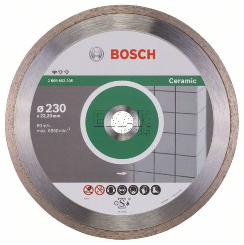 TARCZA DIAMENTOWA 230mm GRES CERAMIKA MARMUR BOSCH 2608603234 - zdjęcie nr 2