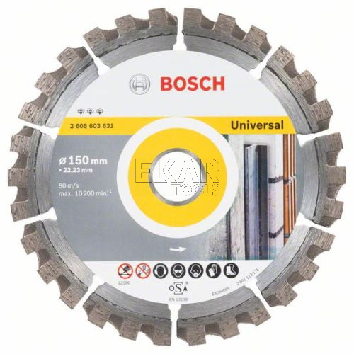 TARCZA DIAMENTOWA 150mm BETON KAMIEŃ BOSCH 2608603631 - zdjęcie nr 2
