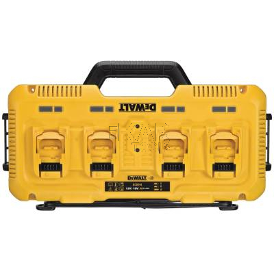 Ładowarka do akumulatorów z 4 portami DeWALT DCB104 8A 54V - zdjęcie nr 2