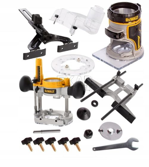 Frezarka górnowrzecionowa akumulatorowa DeWalt DCW604N 18V 8mm - zdjęcie nr 2