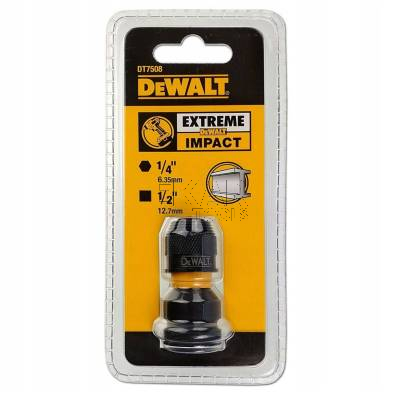 Adapter przejściówka do zakrętarek udarowych z 1/2 na 1/4 DeWalt DT7508 - zdjęcie nr 4