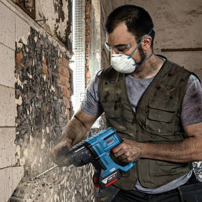 Młotowiertarka akumulatorowa SDS-Plus BOSCH GBH 180-LI 0611911120 2J 18V - zdjęcie nr 4