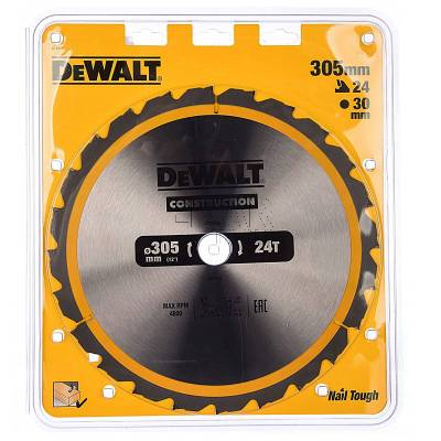 Tarcza pilarska do drewna 305x30x3mm 24z DeWalt DT1958 - zdjęcie nr 4