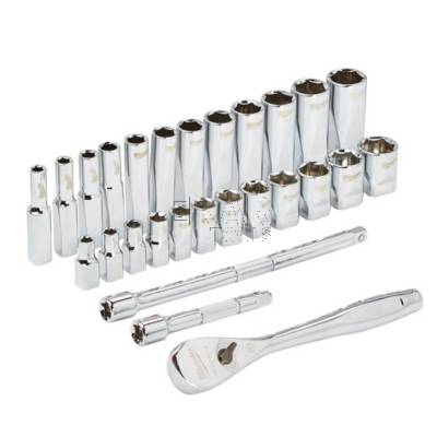 Zestaw nasadek 1/2 z grzechotką 28 sztuk Milwaukee 4932471864 - zdjęcie nr 3