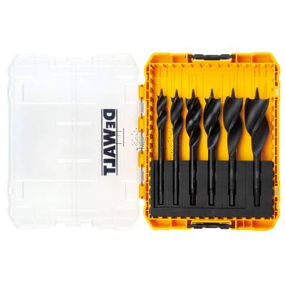 Zestaw 6 wierteł spiralnych do drewna 13-32mm DeWalt DT90238 - zdjęcie nr 3