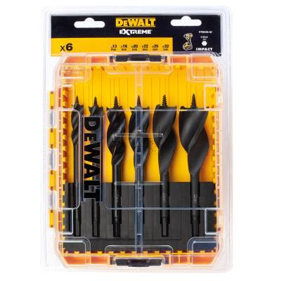 Zestaw 6 wierteł spiralnych do drewna 13-32mm DeWalt DT90238 - zdjęcie nr 4