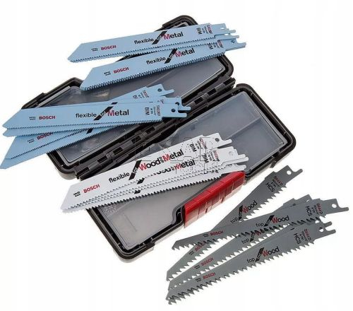Zestaw 20 brzeszczotów do pił szablastych BOSCH Wood/Metal 2607010902 - zdjęcie nr 2