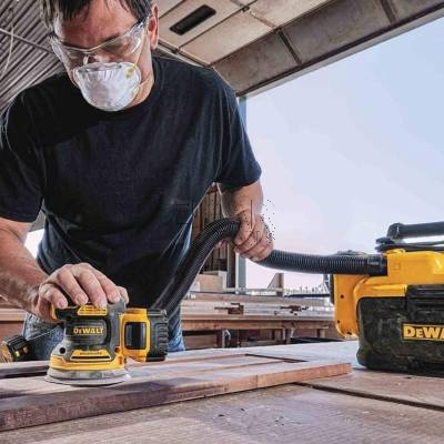 Szlifierka mimośrodowa DeWalt DCW210N 18V 125mm - zdjęcie nr 4