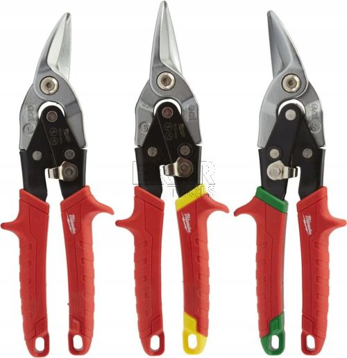 Zestaw 3 nożyc do metalu i blachy Milwaukee 48224533 - zdjęcie nr 3