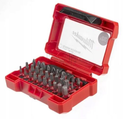 Zestaw 32 bitów udarowych z uchwytem Milwaukee SHOCKWAVE 4932464240 - zdjęcie nr 2