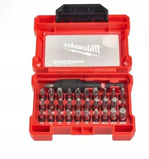 Zestaw 32 bitów udarowych z uchwytem Milwaukee SHOCKWAVE 4932464240 - zdjęcie nr 3