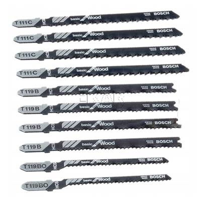 Zestaw 10 brzeszczotów do wyrzynarki do drewna Basic for Wood BOSCH 2607010629 - zdjęcie nr 2