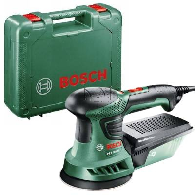 Szlifierka mimośrodowa BOSCH PEX 300 AE 06033A3004 125mm + walizka