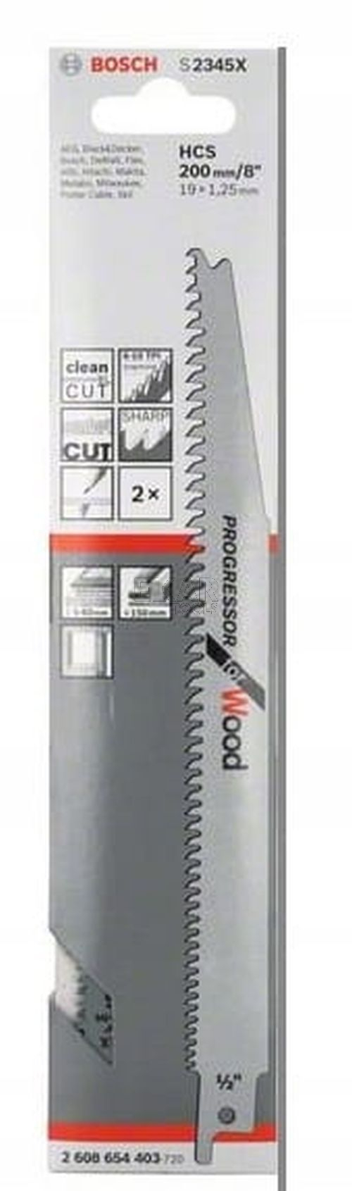 BOSCH BRZESZCZOT DO PIŁY SZABLASTEJ DREWNO S2345X - zdjęcie nr 2