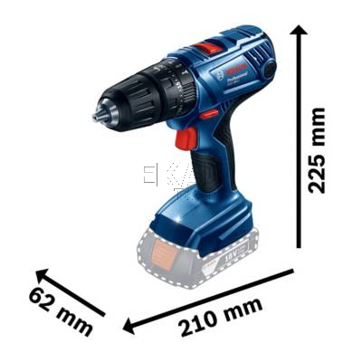 Wkrętarka udarowa BOSCH GSB 180-Li 06019F8307 18V + 2x2Ah + walizka - zdjęcie nr 2