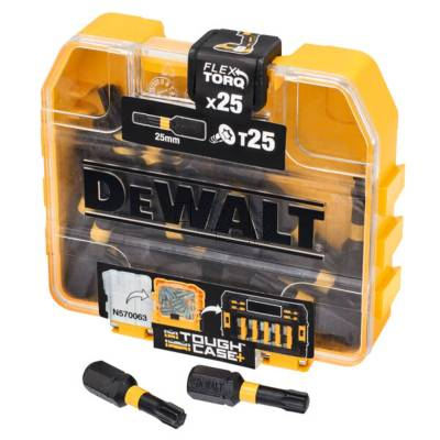 Zestaw 25 bitów udarowych T25 25mm EXTREME DeWalt DT70558T