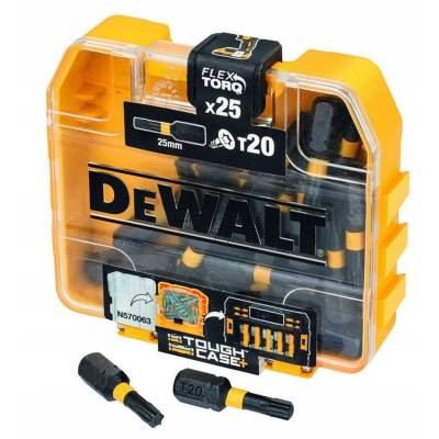 Zestaw 25 bitów udarowych T20 25mm EXTREME DeWalt DT70557T