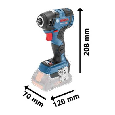 Zakrętarka udarowa BOSCH GDR 18V-200 C 06019G4104 200Nm - zdjęcie nr 2