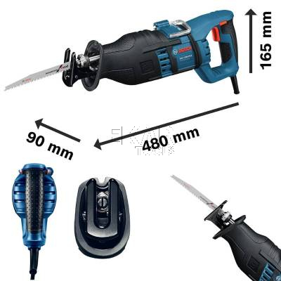 Piła szablasta lisica BOSCH GSA 1300 PCE 060164E200 1300W + walizka - zdjęcie nr 2