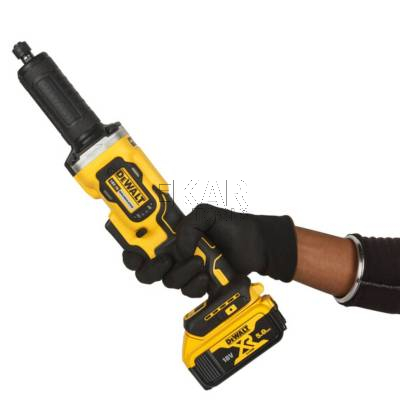Szlifierka prosta akumulatorowa DeWalt DCG426P2 6mm 18V + 2x5Ah + walizka - zdjęcie nr 2