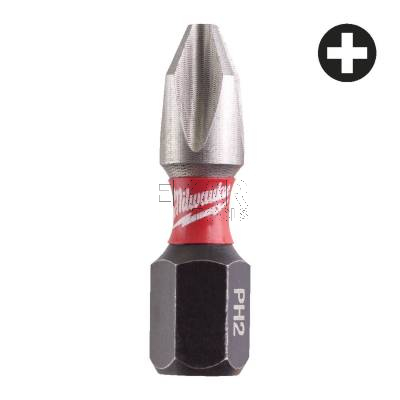 Zestaw 25 bitów udarowych PH2 25mm Shockwave Impact MILWAUKEE 4932430853 - zdjęcie nr 2