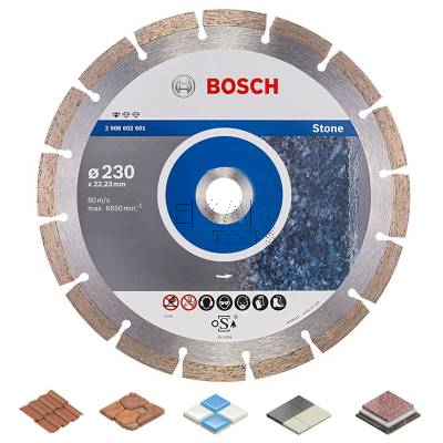 Tarcza diamentowa do kamienia 230mm Standard for Stone BOSCH 2608602601 - zdjęcie nr 2